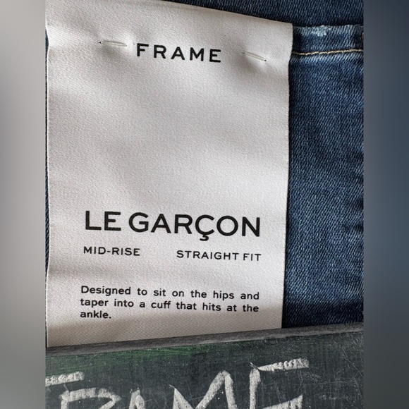 Frame Denim Le Garcon Jeans - Picture 3 of 14